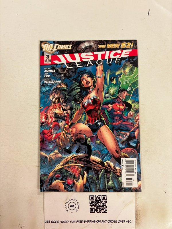 Justice League #3 (DC Comics, 2018), raw comic book in NM condition — front cover