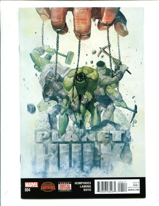 Planet Hulk #4 (2015), raw comic book in 9.2 condition — front cover