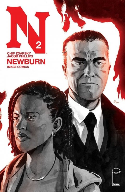 Newburn #2 (Image Comics, 2021), raw comic book in VF/NM condition — front cover
