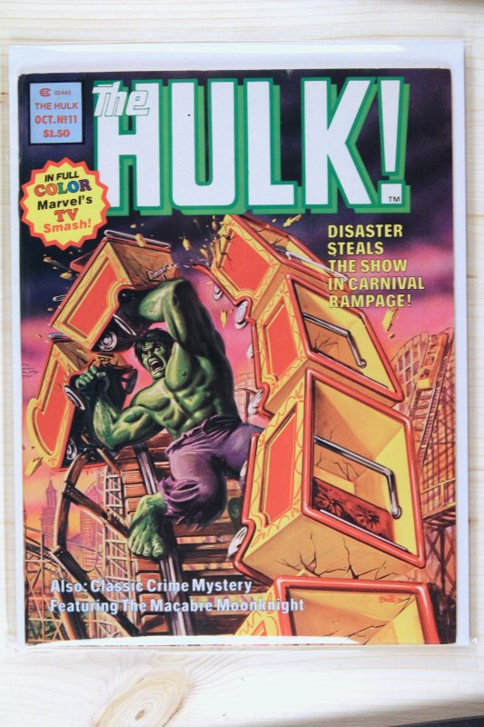 Hulk #11 (Marvel Comics, 2015), raw comic book in NM 9.4 condition — front cover