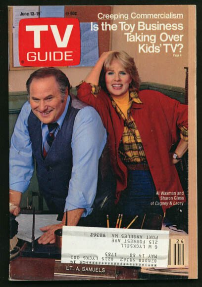 Mag: TV Guide 06/13/1987-Al Waxman/patsy Rease/baseball G, raw, ungraded comic book — front cover