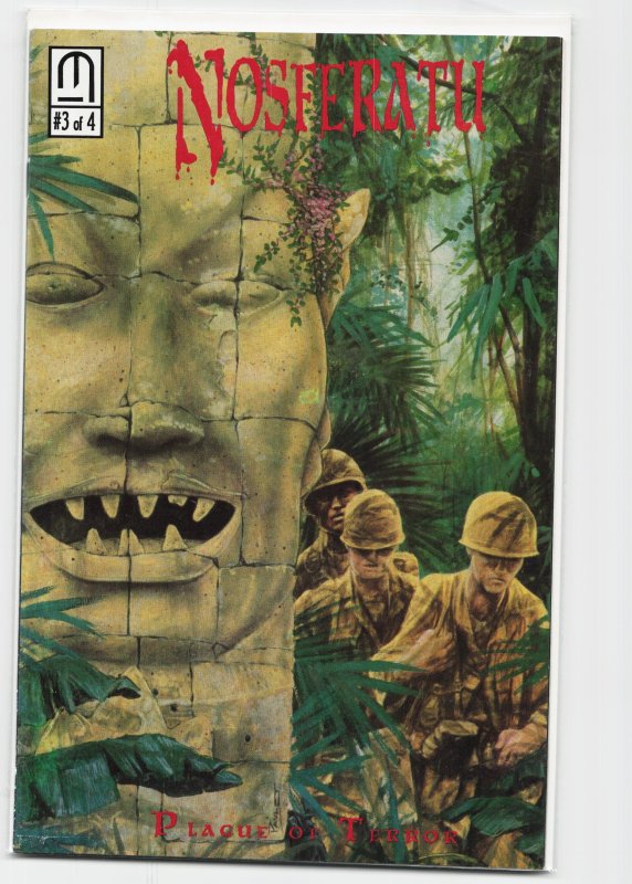 Nosferatu: Plague of Terror #3 (Millennium Publications, 1991), raw, ungraded comic book — front cover