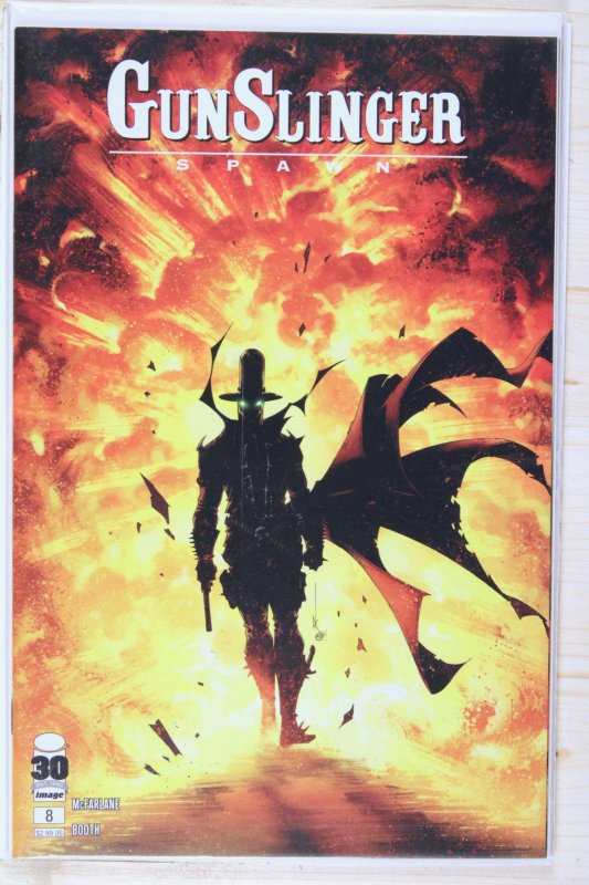 Gunslinger Spawn #8 (Image Comics, 2022), raw comic book in NM+ 9.6 condition — front cover