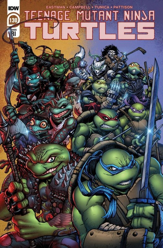 Teenage Mutant Ninja Turtles #130 (IDW Publishing, 2011), raw comic book in NM condition — front cover