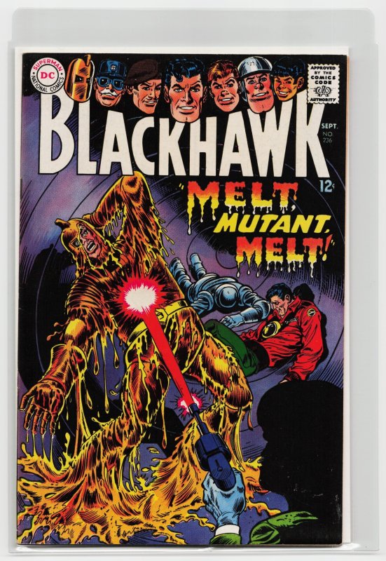 Blackhawk #236 (DC Comics, 1967), raw, ungraded comic book — front cover