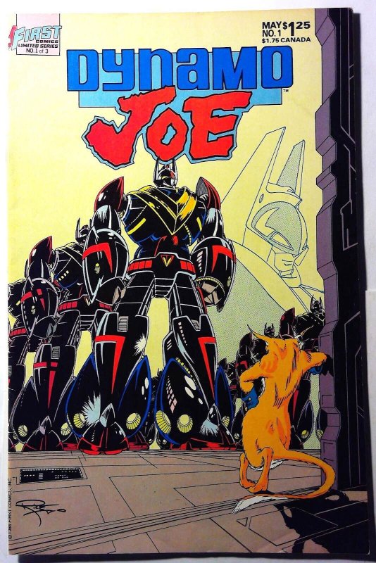 Dynamo Joe #1 (1986), raw, ungraded comic book — front cover
