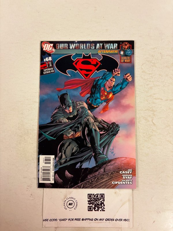 Superman Batman #68 (DC Comics, 2010), raw comic book in NM condition — front cover