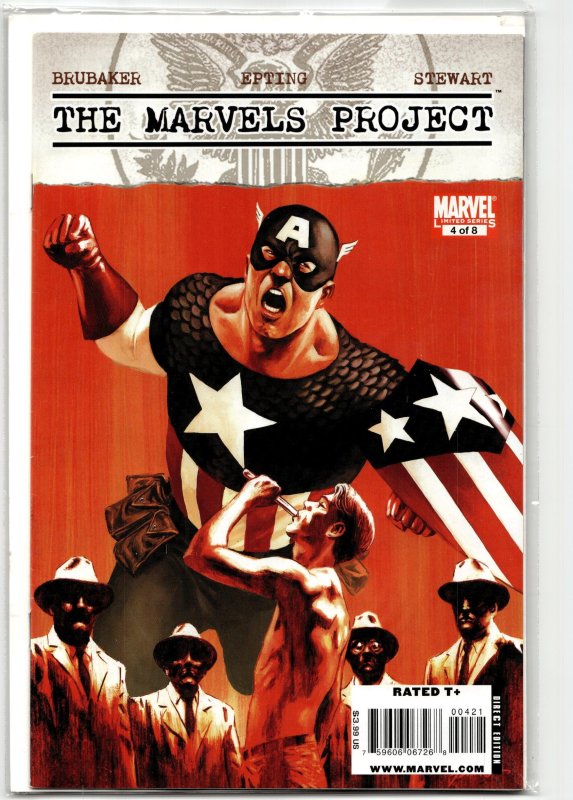 The Marvels Project #4 (2010), raw, ungraded comic book — front cover