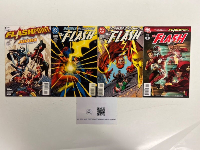 4 the Flash DC Comic Books # 4 11 125 126 Batman Superman Wonder Woman 95 JS44, raw, ungraded comic book — front cover
