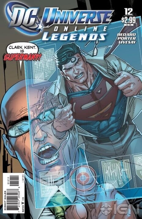 DC Universe Online Legends #12 (DC Comics), raw comic book in NM condition — front cover