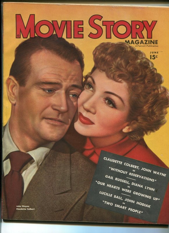 MAG: Movie Story 6/1946-Fawcett-Basil Rathbone-Raymond Chandler-Blue Dahlia-VF (Fawcett Publications), raw comic book in VF condition — front cover
