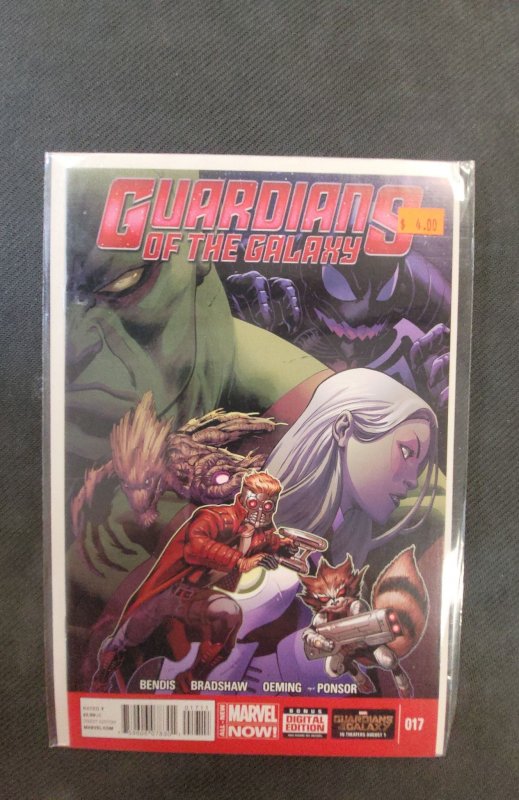 Guardians of the Galaxy #17 (Marvel Comics, 2014), raw, ungraded comic book — front cover