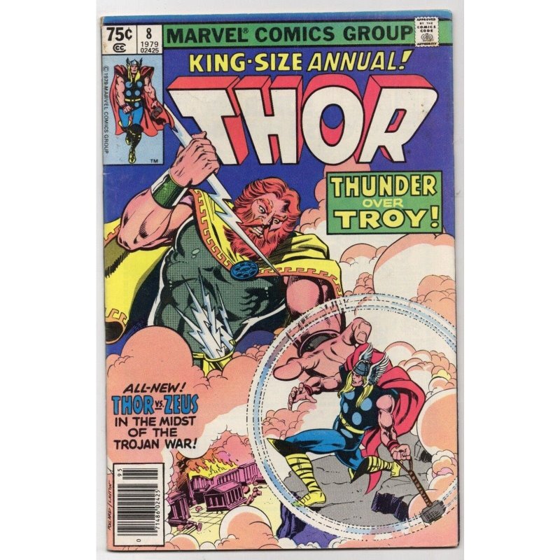 Thor King Size Annual #8 (Marvel Comics, 1979), raw comic book in VG/FN 5.0 condition — front cover