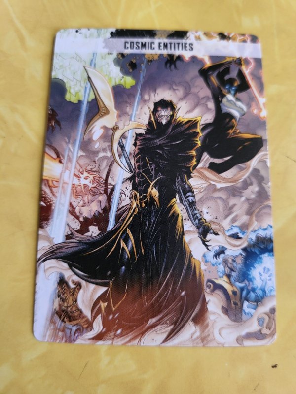 Marvel Crisis Protocol Game Card Cosmic Entities (Marvel Comics), raw, ungraded comic book — front cover