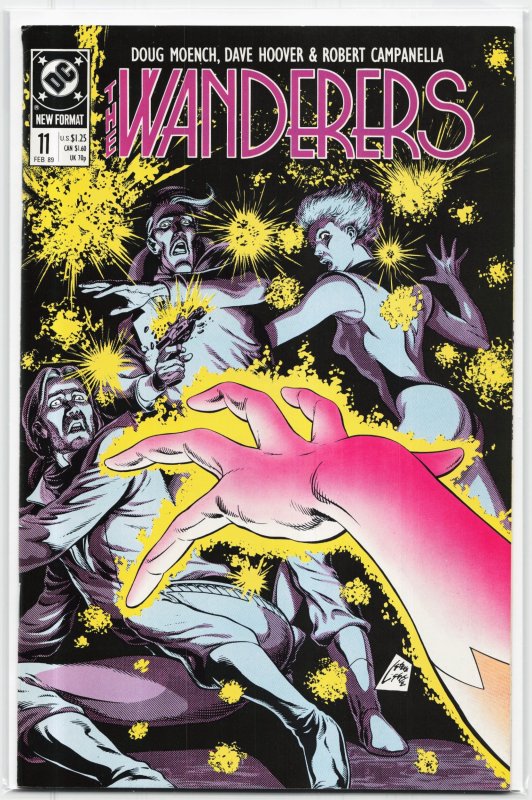 Wanderers #11 (1989), raw, ungraded comic book — front cover