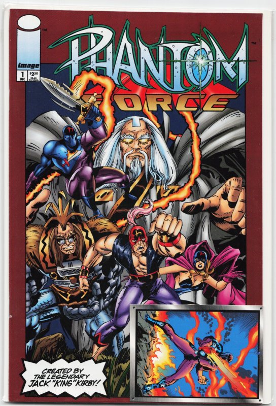 Phantom Force #1 (Image Comics, 1993), raw, ungraded comic book — front cover