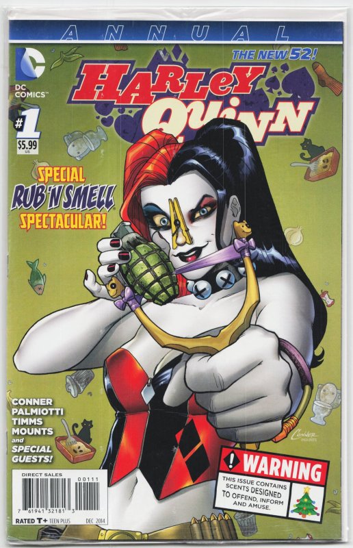 Harley Quinn Annual (2014) Harley Quinn (DC Comics, 2014), raw, ungraded comic book — front cover