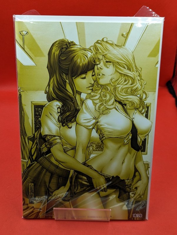Notti & Nyce the Zombie King Gambit School's Out Edition Nice Gold Varia..., raw, ungraded comic book — front cover