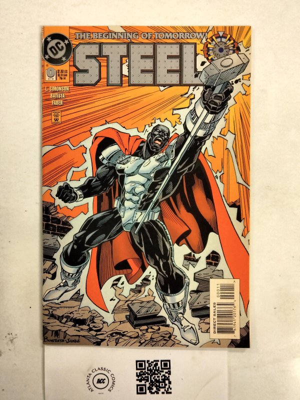 Steel #0 (DC Comics, 1994), raw comic book in NM condition — front cover
