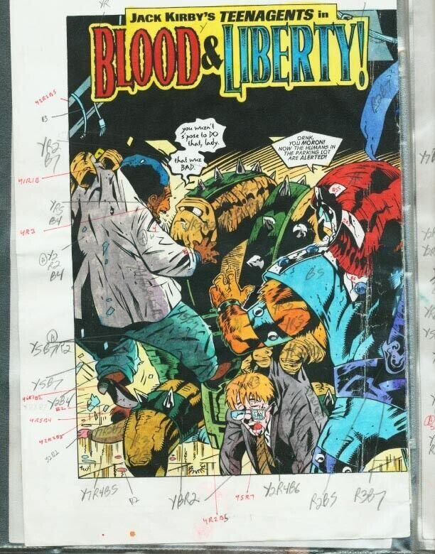 Jack Kirby's Teenagents #3, raw, ungraded comic book — front cover