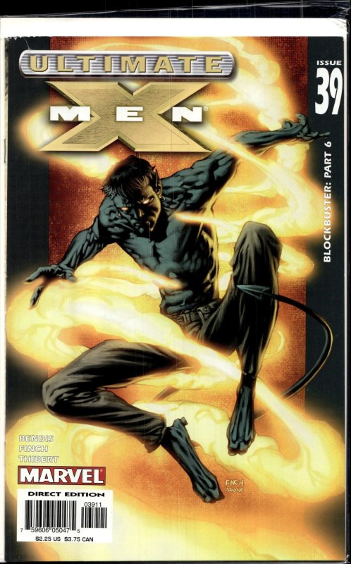 Ultimate X-Men #39 (Marvel Comics, 2004), raw, ungraded comic book — front cover