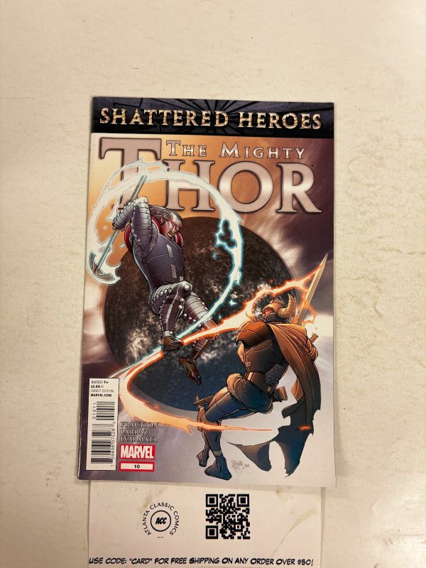 The Mighty Thor #10 (Marvel Comics), raw comic book in NM condition — front cover