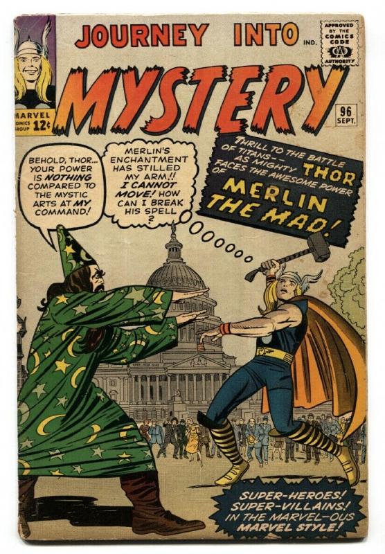Journey into Mystery #96 (Marvel Comics, 1963), raw, ungraded comic book — front cover