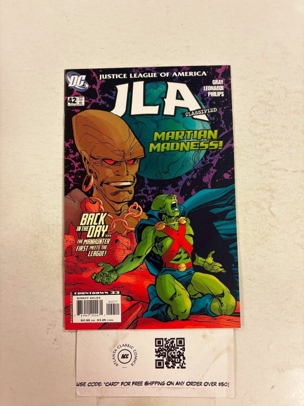 JLA Classified #42 (DC Comics), raw comic book in NM condition — front cover