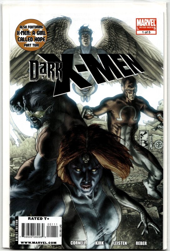 Dark X-Men #1 (2010), raw, ungraded comic book — front cover