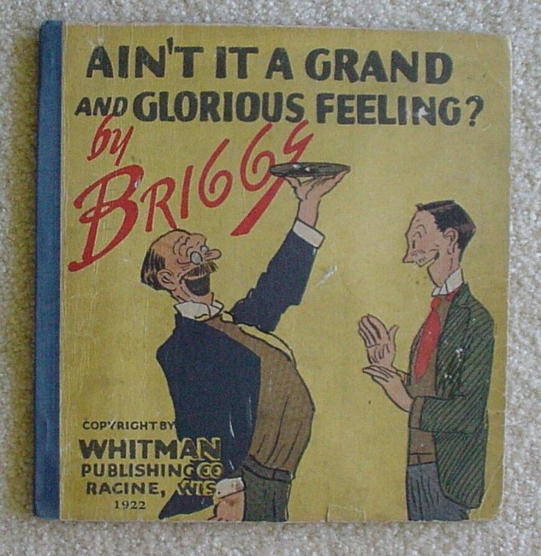 Ain't IT a Grand and Glorious Feeling .1922. Very Rare Important CB -KEY VA VG, raw comic book in VG condition — front cover