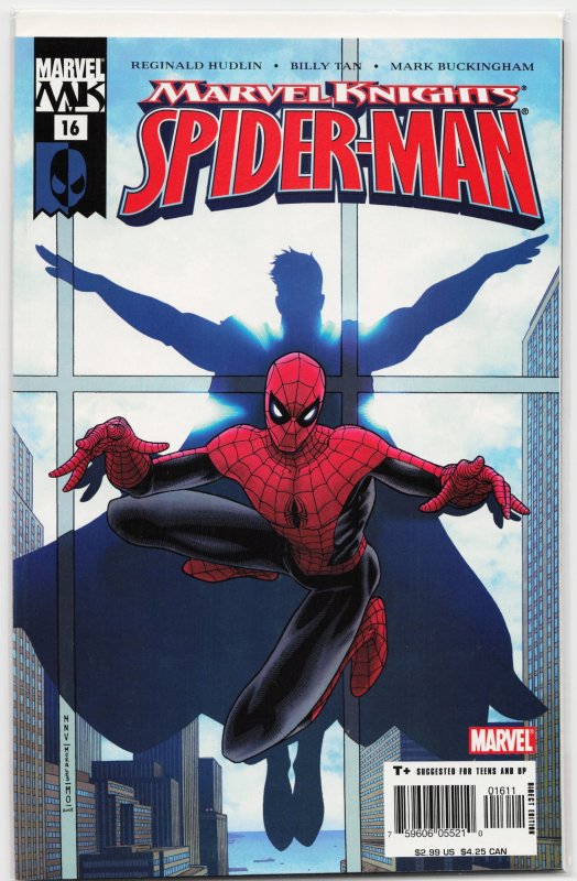 Marvel Knights Spider-Man #16 (Marvel Comics, 2005), raw, ungraded comic book — front cover