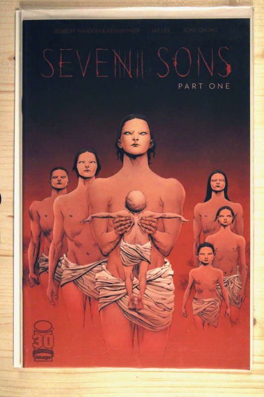 Seven Sons #1 (2022), raw comic book in NM+ 9.6 condition — front cover