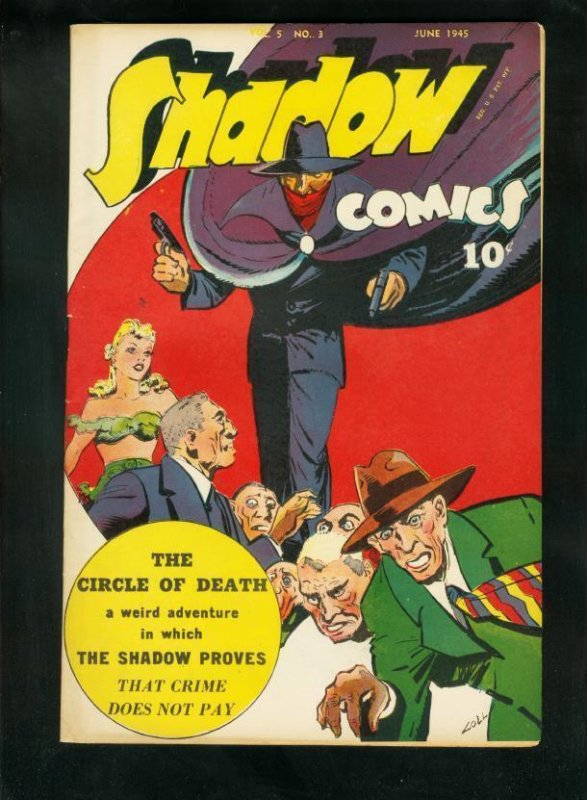 Shadow Vol. 5 #3, raw comic book in VF condition — front cover
