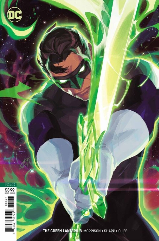 The Green Lantern #8 (DC Comics, 2018), raw comic book in VF/NM condition — front cover