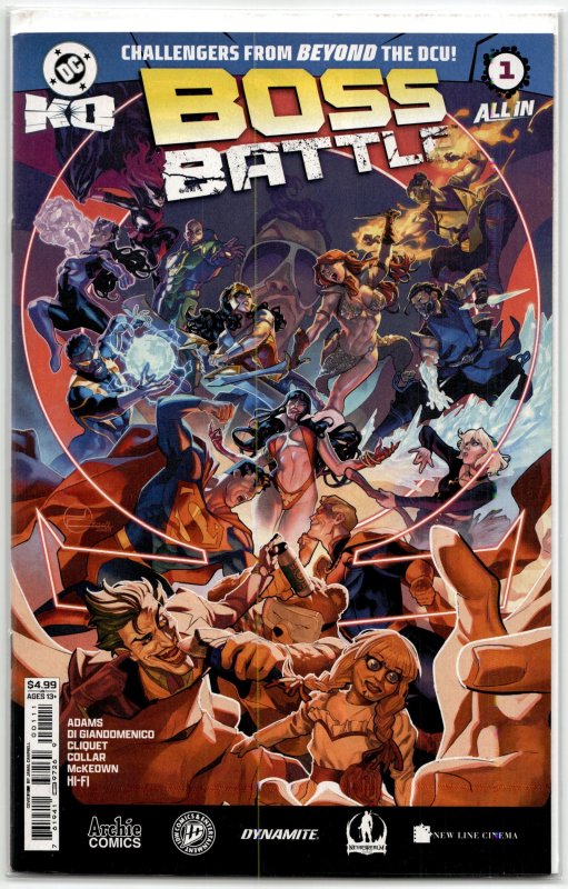 DC K.O.: Boss Battle (2026) (DC Comics, 2026), raw, ungraded comic book — front cover