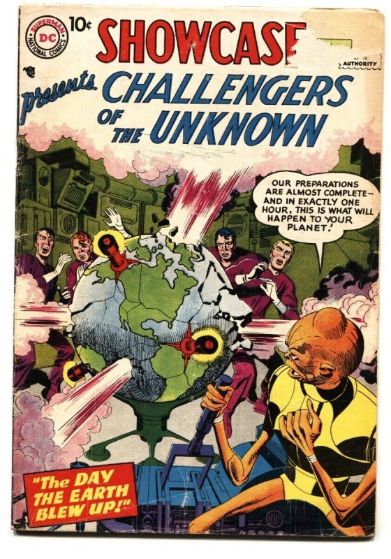 Showcase #11-1957-DC-Third Appearance Challengers OF THE Unknown (DC Comics, 1957), raw, ungraded comic book — front cover