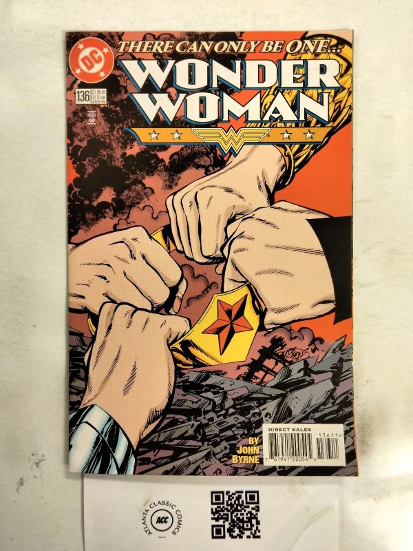 Wonder Woman #136 (DC Comics, 1963), raw comic book in NM condition — front cover