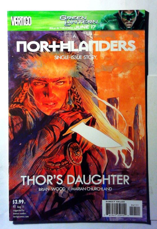 Northlanders #41 (DC Comics, 2011), raw, ungraded comic book — front cover