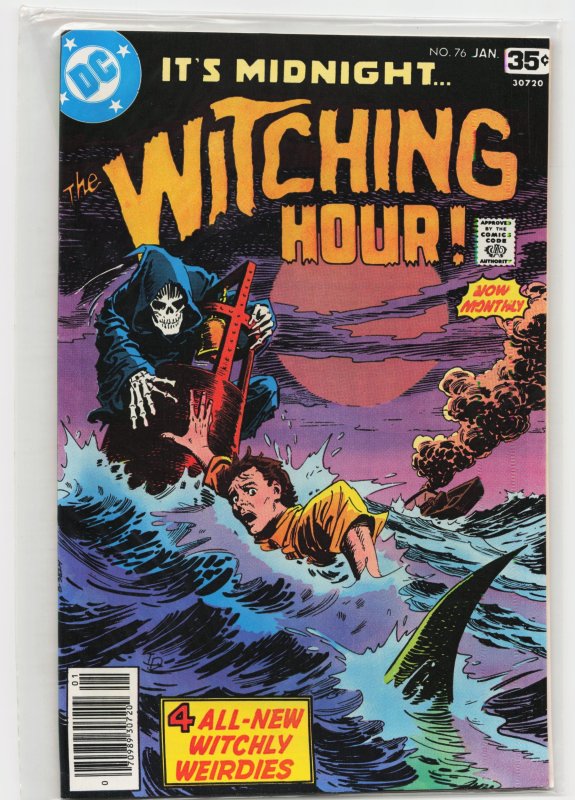 The Witching Hour #76 (DC Comics, 1978), raw, ungraded comic book — front cover