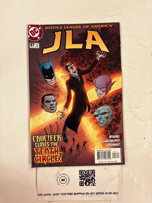 JLA #97 (DC Comics), raw comic book in NM condition — front cover