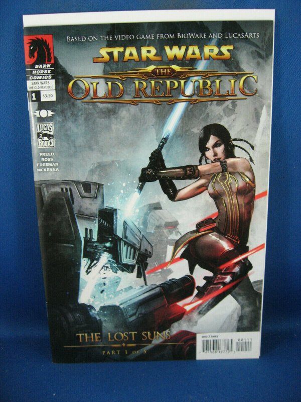 Star Wars Old Republic #1 (2011), raw comic book in VF condition — front cover