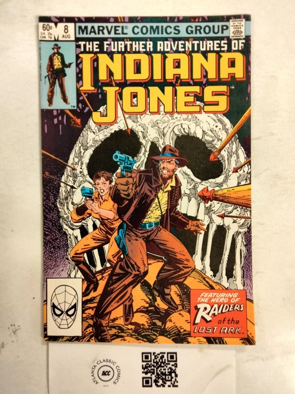 The Further Adventures of Indiana Jones #8 (Marvel Comics), raw comic book in NM condition — front cover