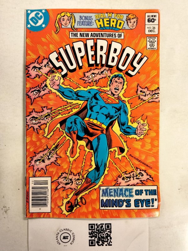Superboy #36 (DC Comics, 1954), raw comic book in VF condition — front cover