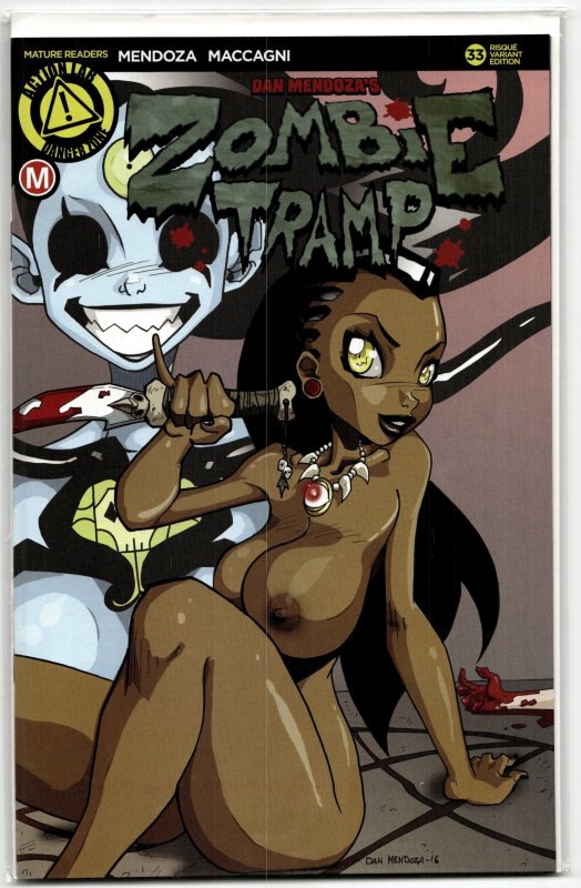 Zombie Tramp #33 (Action Lab Entertainment, 2017), raw, ungraded comic book — front cover