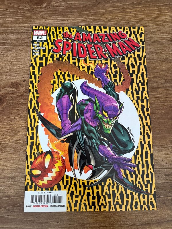 Amazing Spider-Man #52 (Marvel Comics), raw comic book in NM condition — front cover