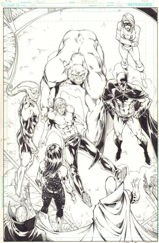 Justice League of America #57 (DC Comics, 2011), raw, ungraded comic book — front cover