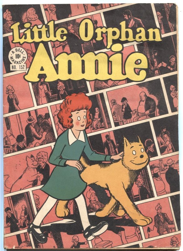 Four Color Comics #152-1947-Little Orphan Annie--Double Cover--Rare, raw, ungraded comic book — front cover