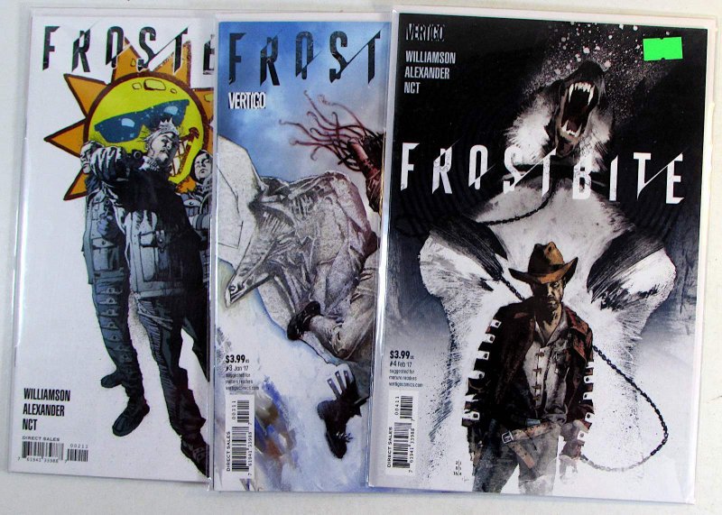 Frostbite Lot of 3 #2, 3, 4 Vertigo Comics (2016) NM 1st Print Comic Books (DC Comics, 2016), raw comic book in NM condition — front cover