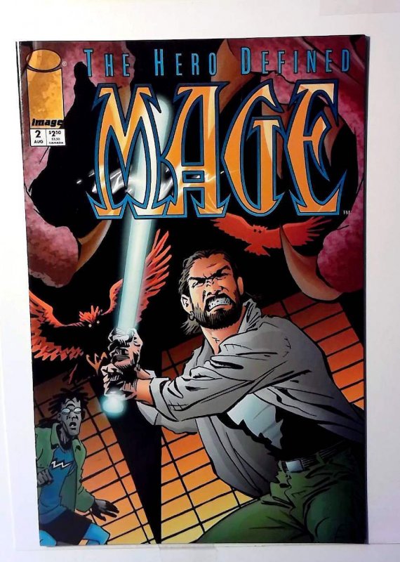 Mage: The Hero Defined #2 (Image Comics, 1997), raw comic book in VF/NM 9.0 condition — front cover