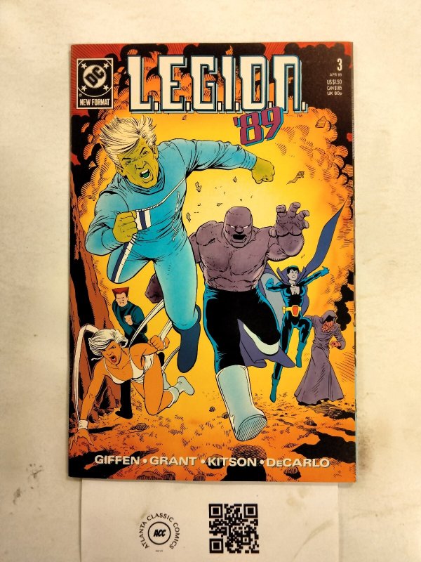 L.e.g.i.o.n. '89 #3 (DC Comics), raw comic book in NM condition — front cover